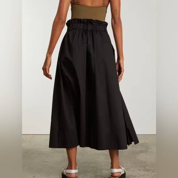Everlane The Easy Button Front Skirt 100% Cotton in black Size XS NWT - Picture 4 of 13